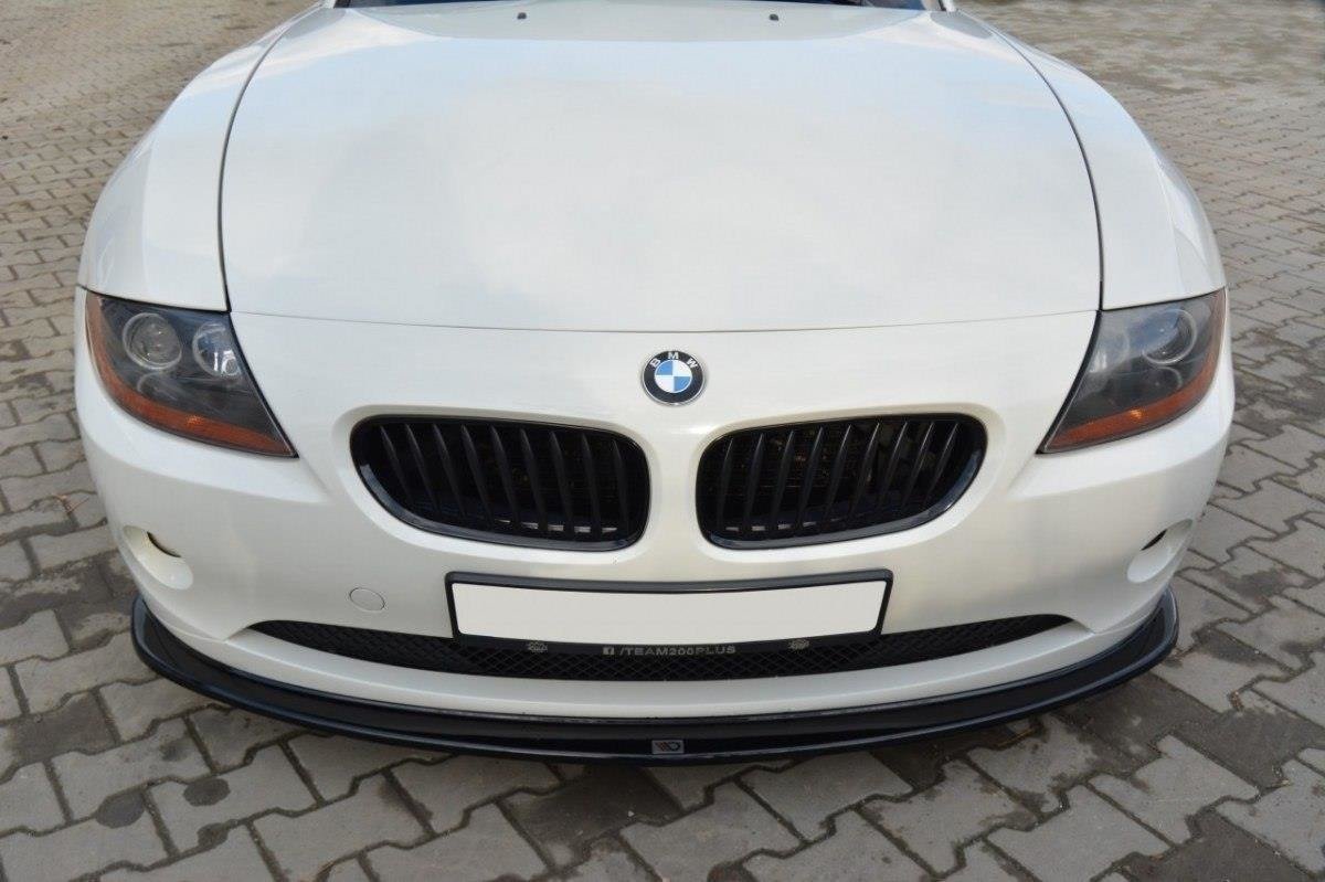 Maxton Design Front Ansatz für v.2 BMW Z4 E85 vor Facelift schwarz Hochglanz