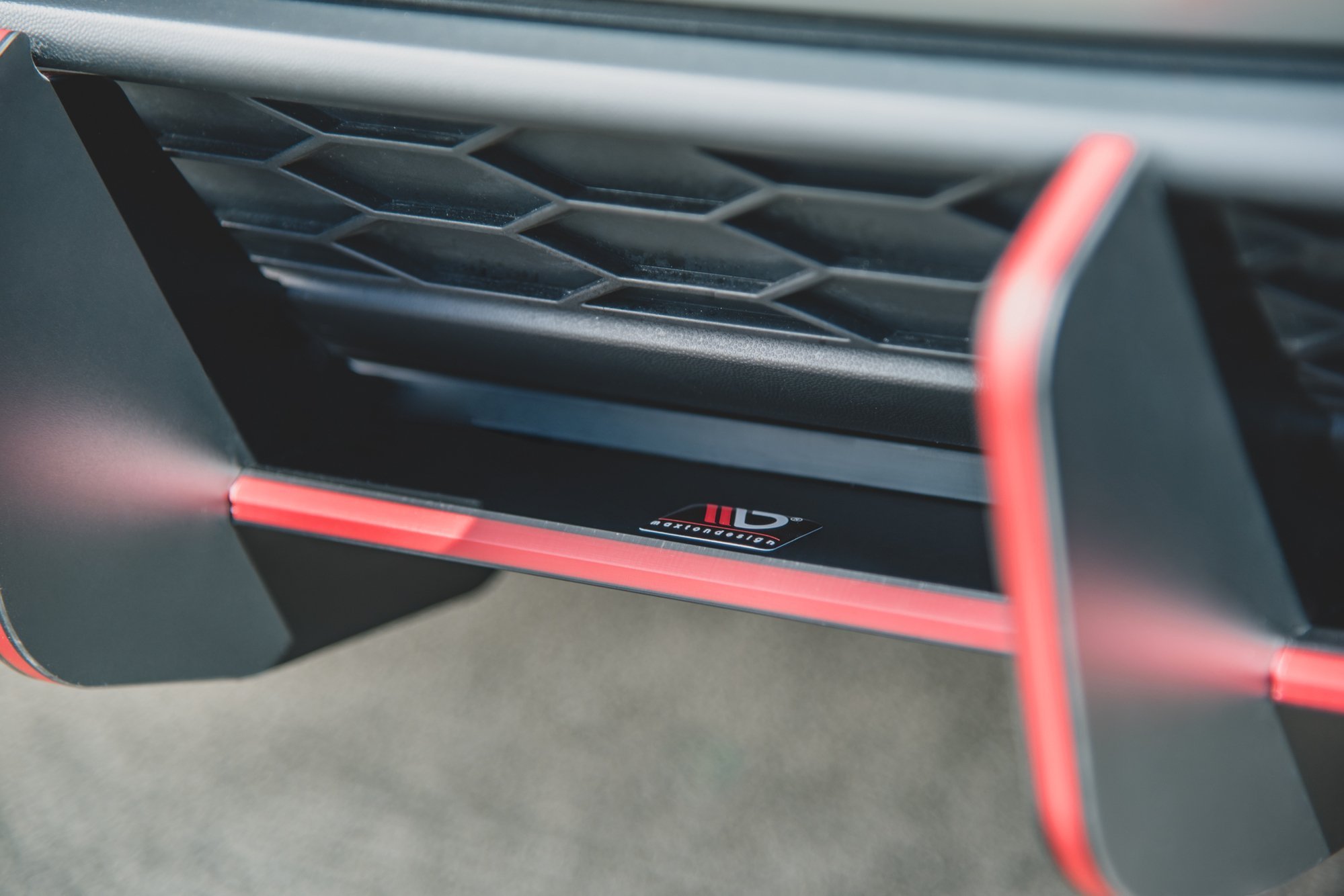 Maxton Design Diffusor Heck Ansatz für Heckschürze V.2 für VW Golf 7 GTI