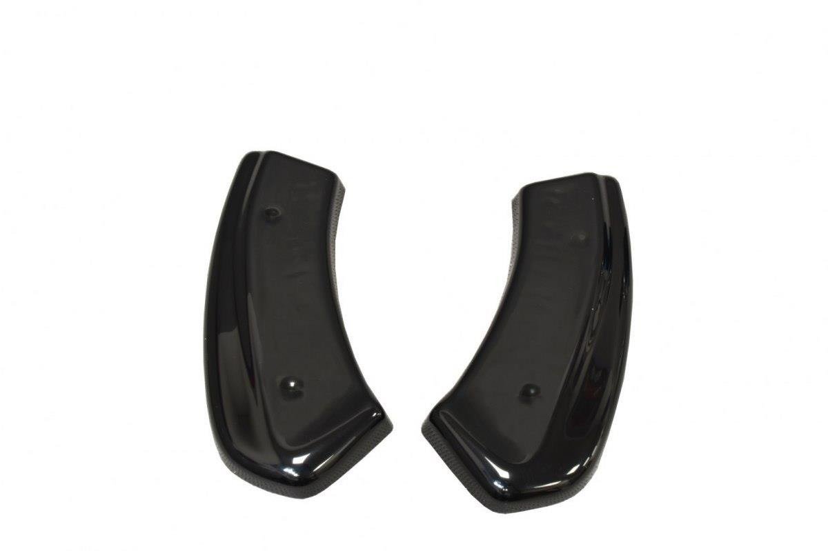 Maxton Design Heck Ansatz Flaps Diffusor für VW GOLF 7 GTI FACELIFT schwarz Hochglanz
