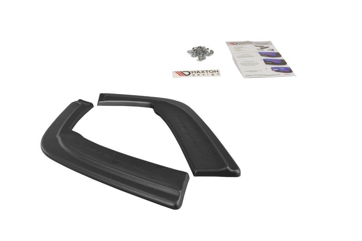 Maxton Design Heck Ansatz Flaps Diffusor für BMW M3 E46 Coupe schwarz Hochglanz