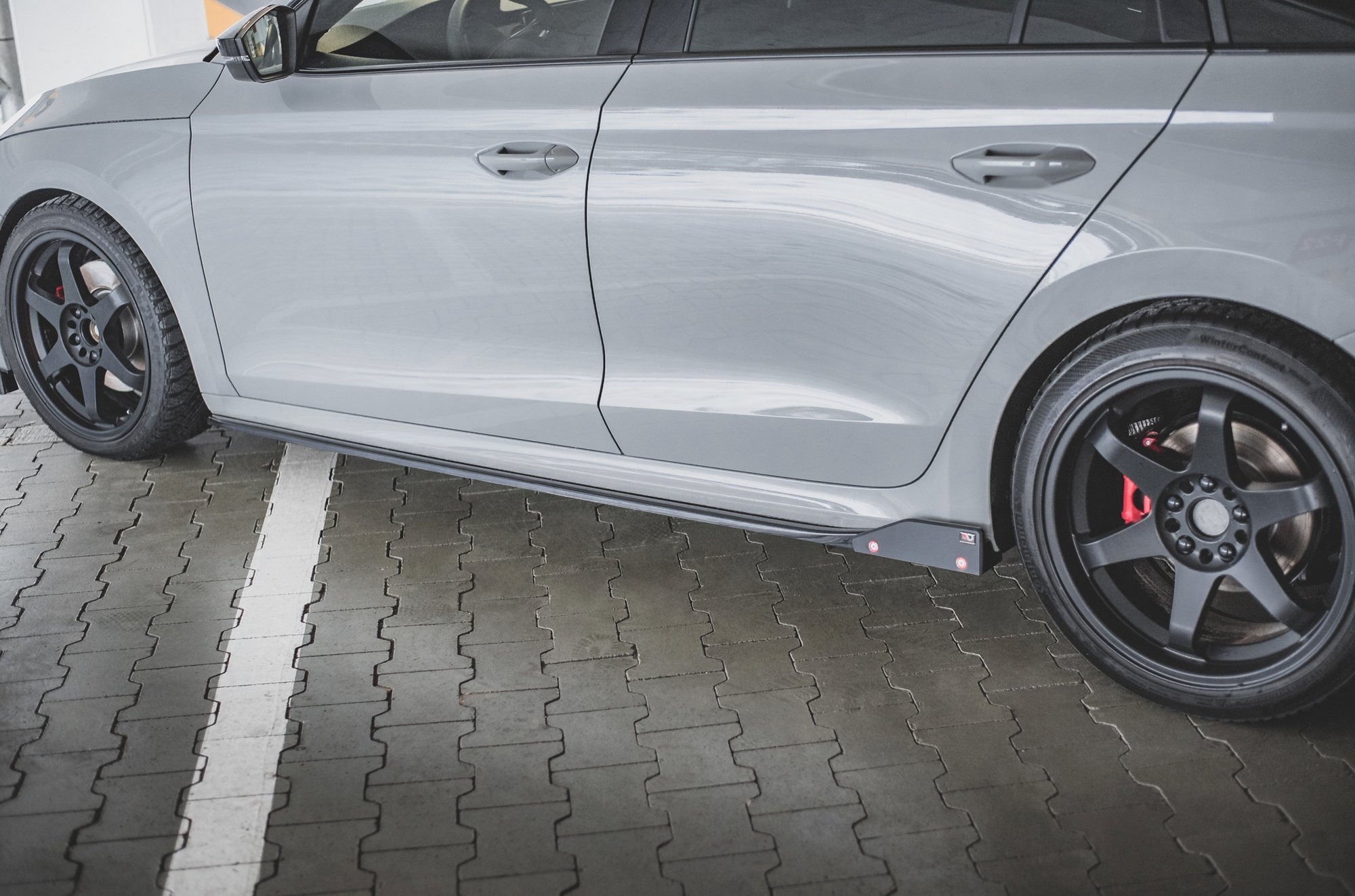 Maxton Design Seitenschweller Ansatz für V.2 für + Flaps Skoda Octavia RS Mk4