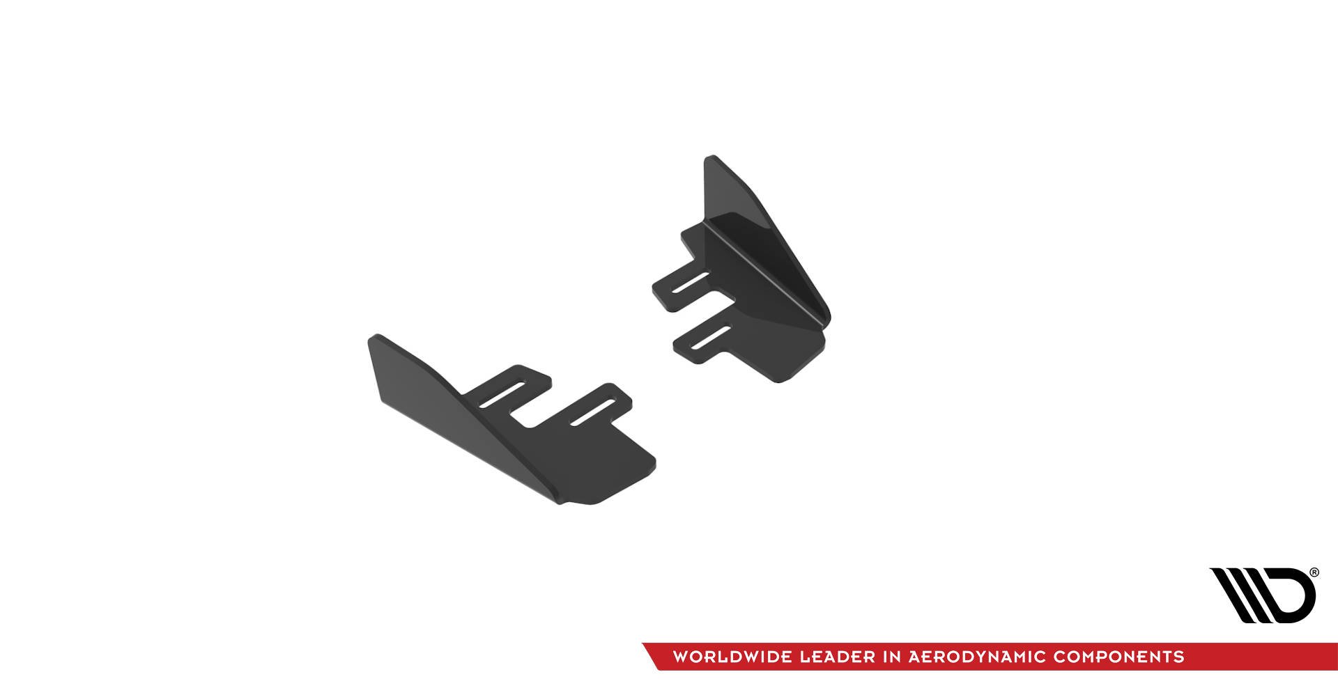 Maxton Design Hintere Seiten Flaps für Volkswagen Golf 7 R Facelift schwarz Hochglanz