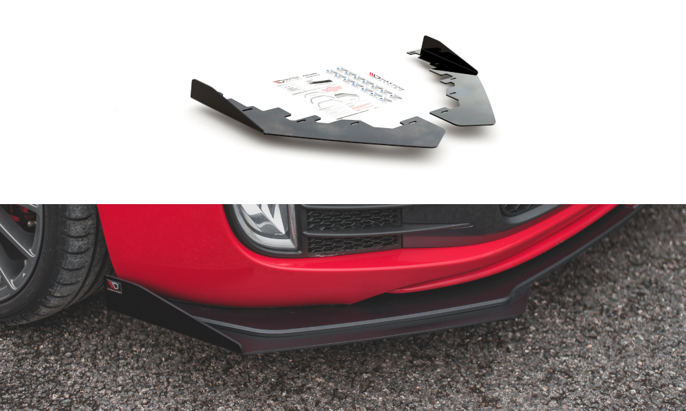 Maxton Design Flaps Volkswagen Golf GTI Mk6 schwarz Hochglanz