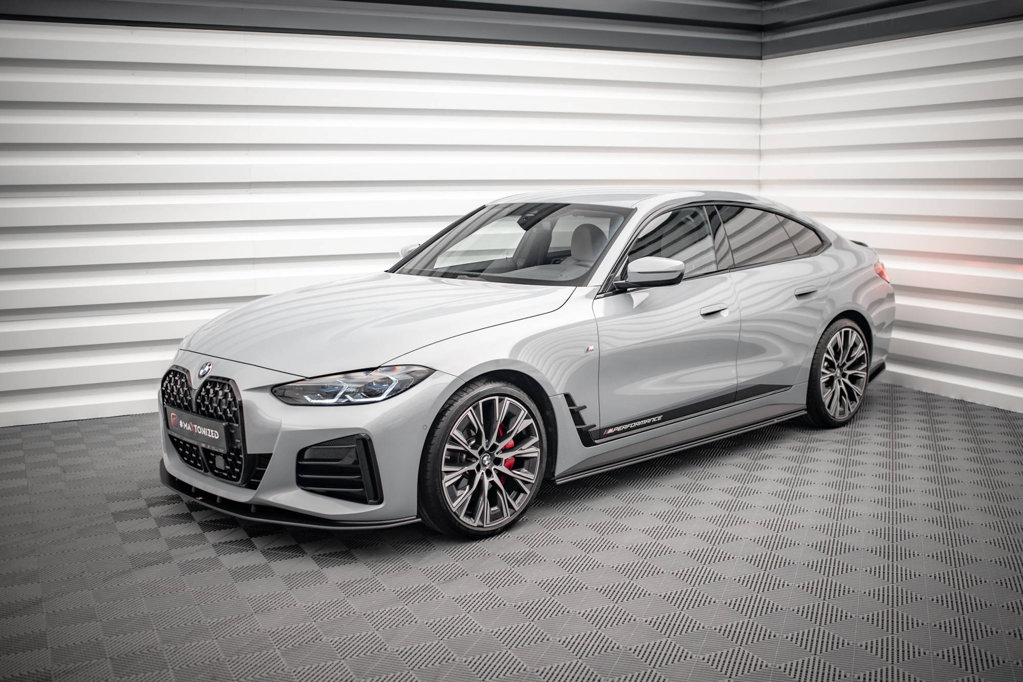 Maxton Design Street Pro Seitenschweller Ansatz für BMW 4er Gran Coupe M-Paket G26