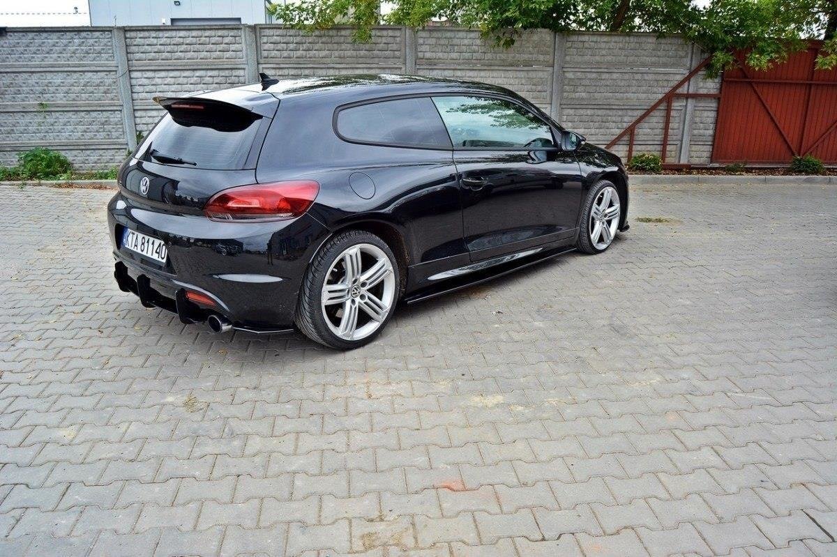 Maxton Design VW SCIROCCO R Diffusor Heck Ansatz für Heckschürze für & Heck Ansatz Flaps Diffusor