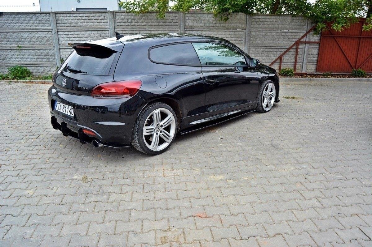 Maxton Design VW SCIROCCO R Diffusor Heck Ansatz für Heckschürze für & Heck Ansatz Flaps Diffusor