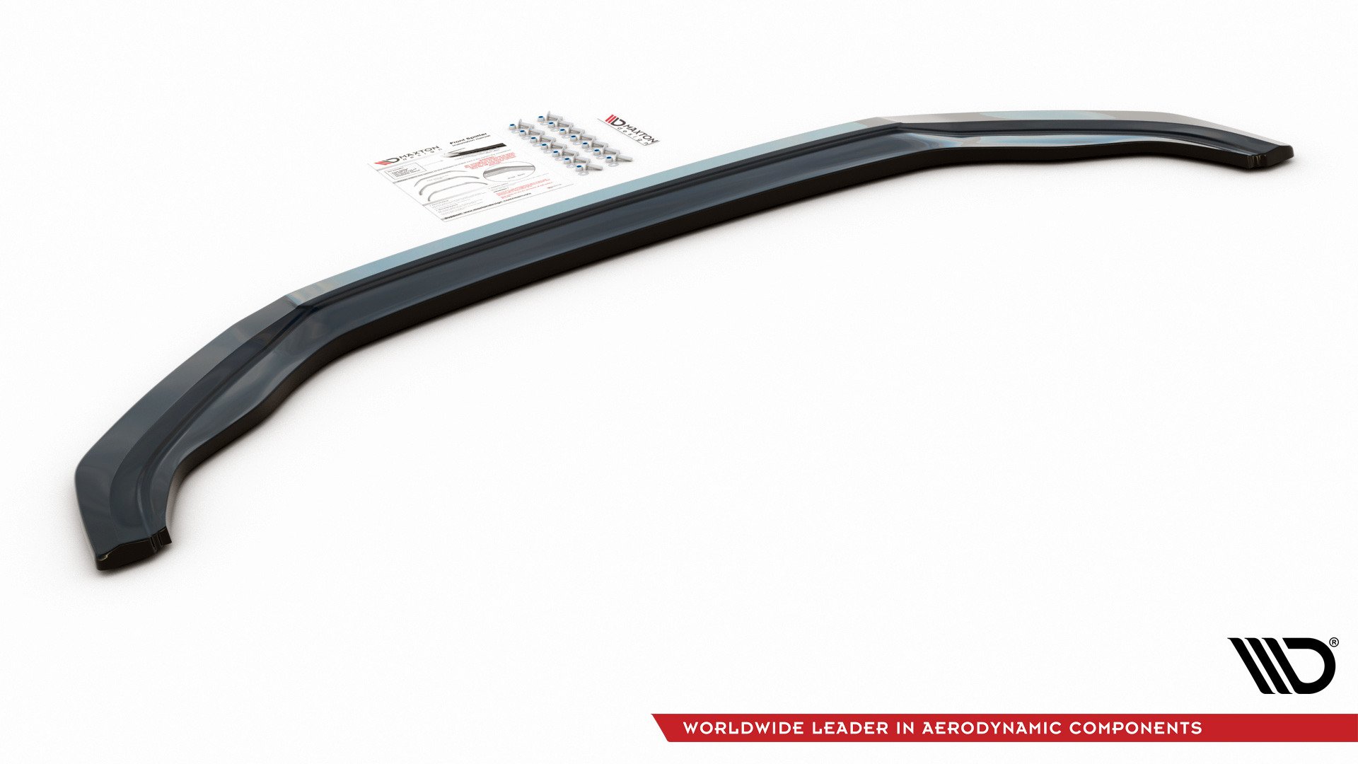 Maxton Design Front Ansatz V.2 für VW Golf 7 GTI  schwarz Hochglanz