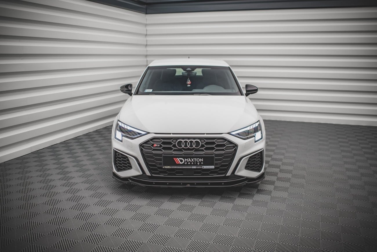 Maxton Cup Spoilerlippe Front Ansatz V.4 für Audi S3 / A3 S-Line 8Y Maxton Cup Spoilerlippe Front Ansatz V.4 für Audi S3 / A3 S-Line 8Y