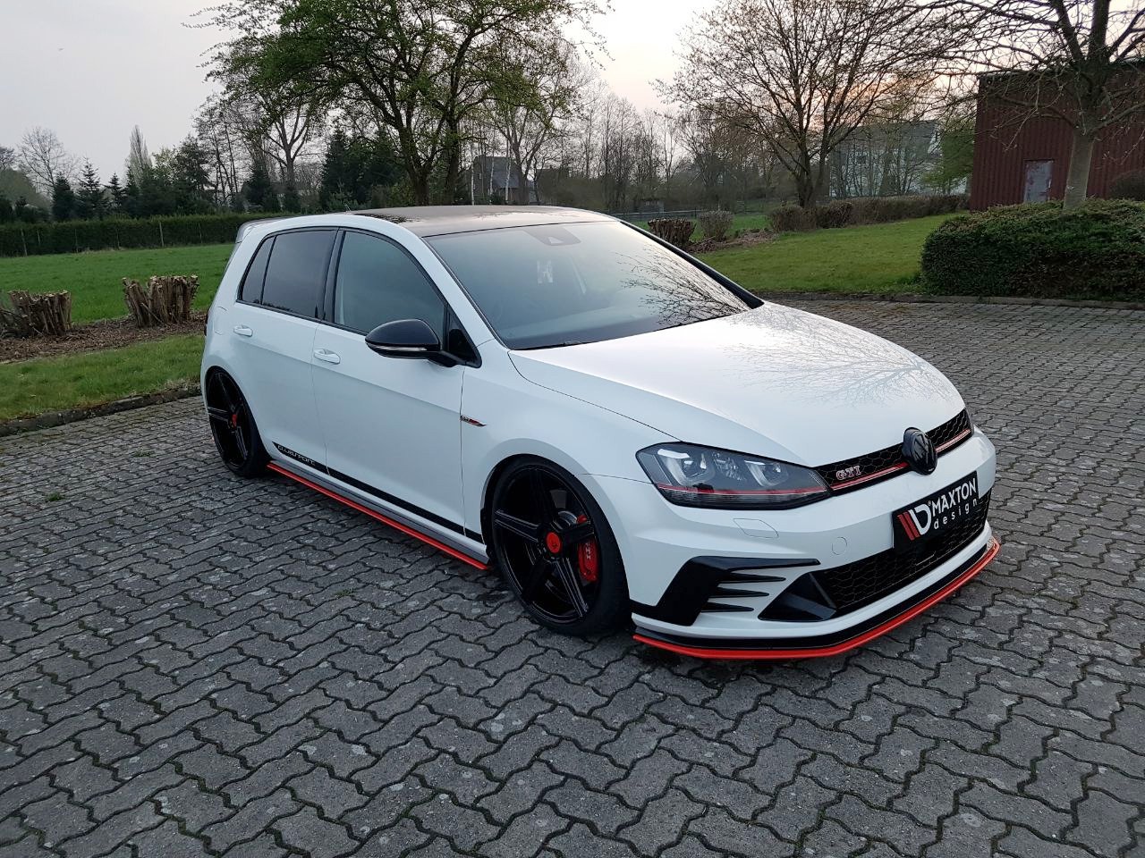 Maxton Design Seitenschweller Ansatz für VW GOLF Mk7 GTI CLUBSPORT