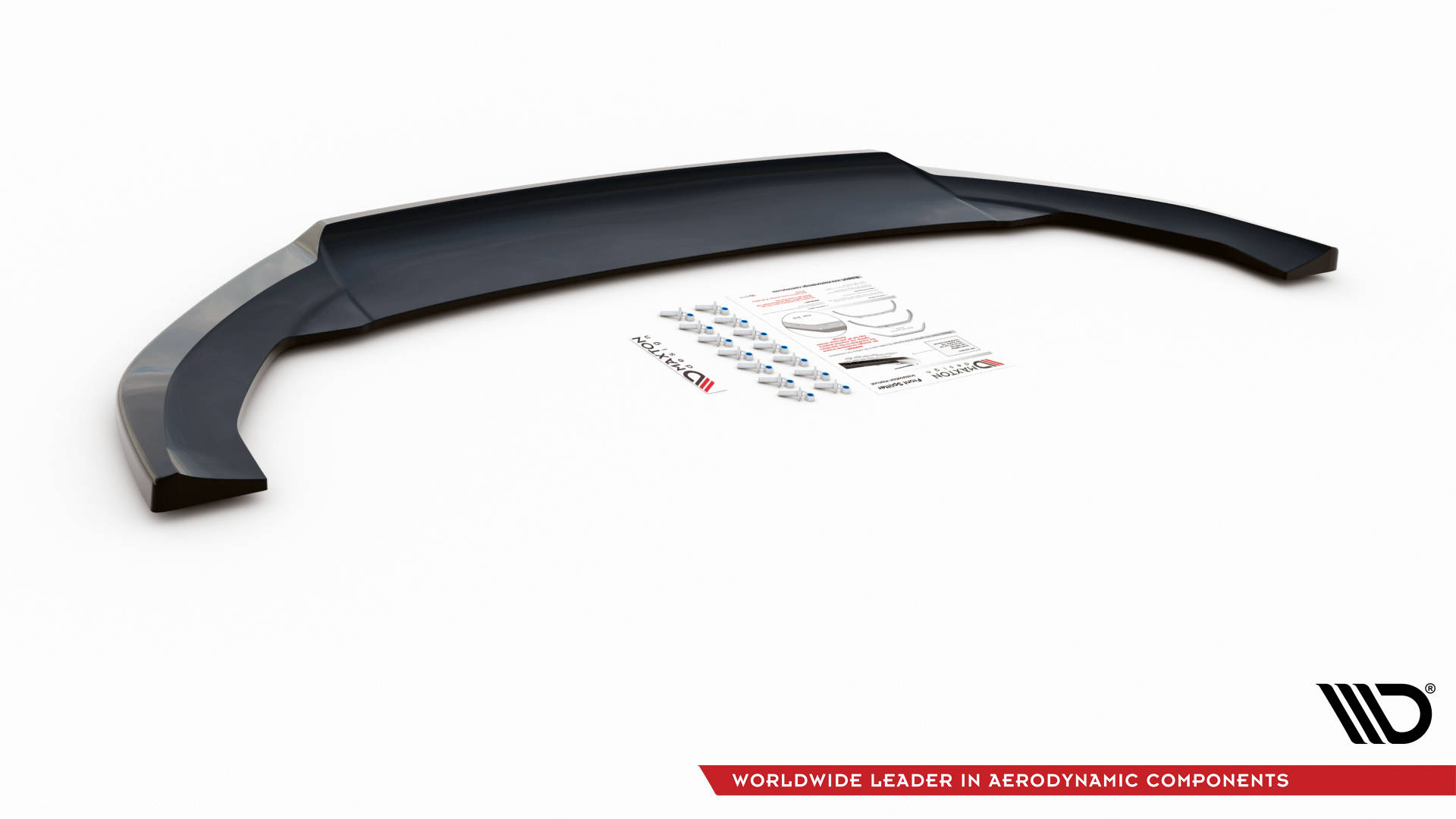 Maxton Design Front Ansatz V.2 für Cupra Leon schwarz Hochglanz