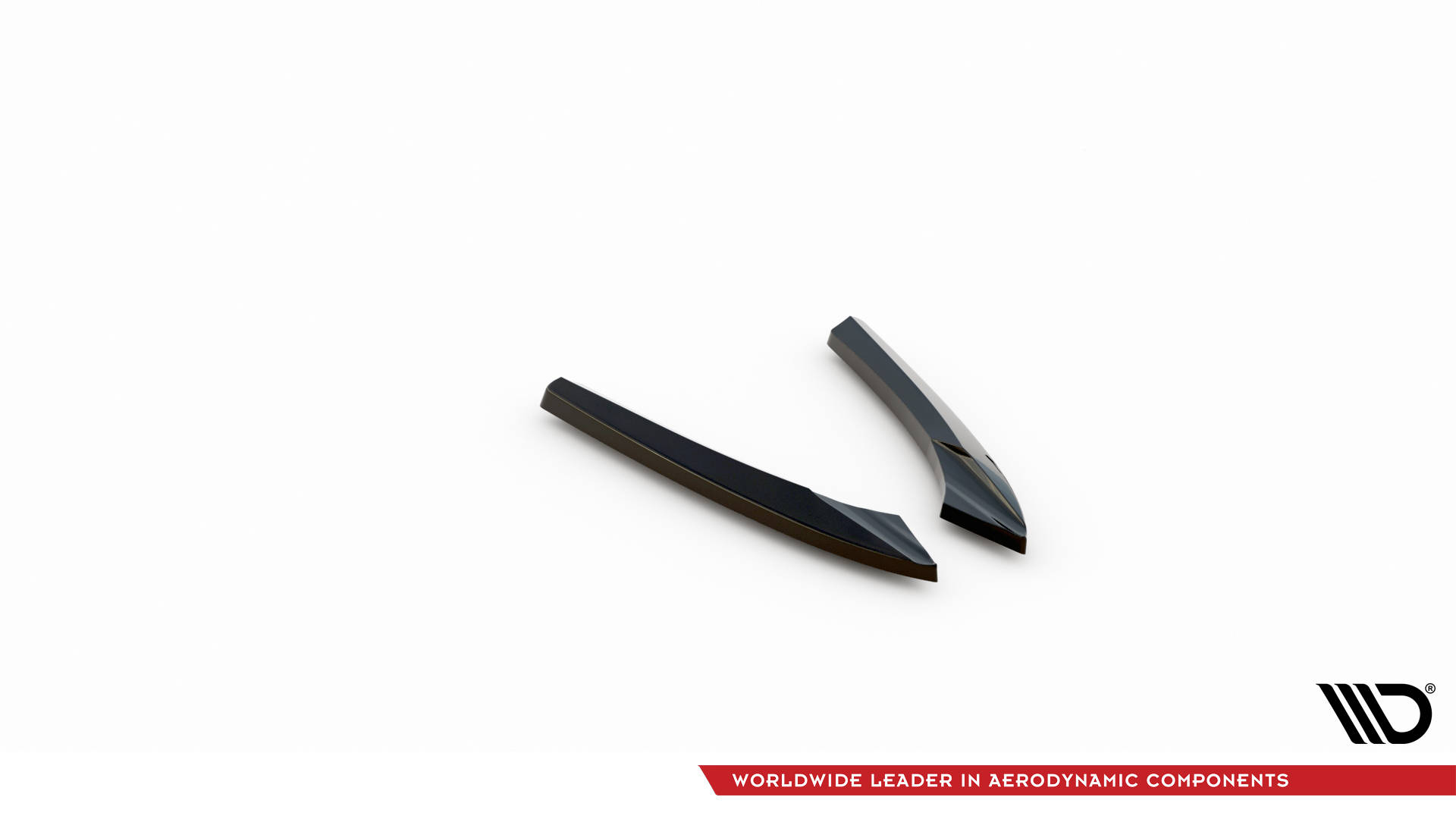 Maxton Design Heck Ansatz Flaps Diffusor für Audi A5 Coupe 8T Facelift schwarz Hochglanz