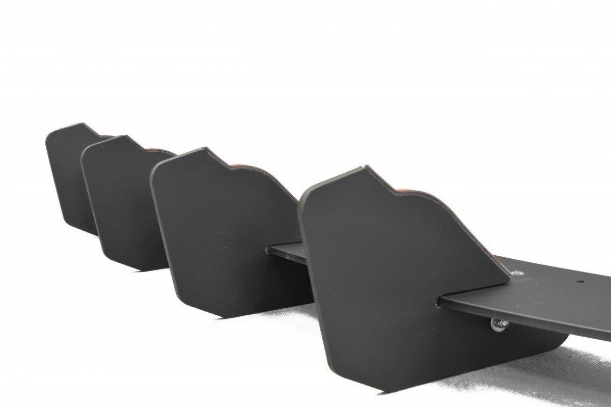 Maxton Design Diffusor Heck Ansatz für Heckschürze für SEAT LEON III FR
