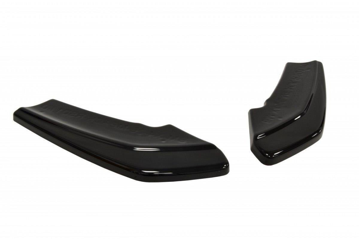 Maxton Design Heck Ansatz Flaps Diffusor für BMW X4 M Paket schwarz Hochglanz