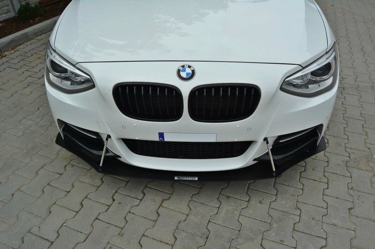 Maxton Design Racing Front Ansatz für BMW 1er F20/F21 M-Power (vor Facelift)