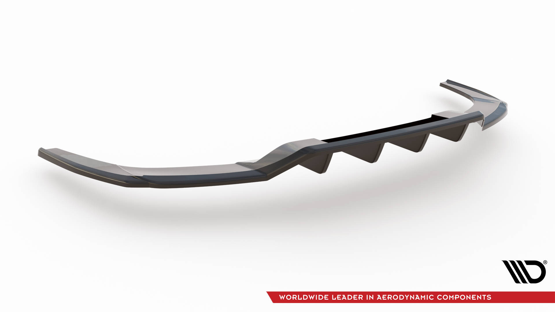 Maxton Design Mittlerer Diffusor Heck Ansatz DTM Look für Audi A3 S-Line Limousine 8Y schwarz Hochglanz
