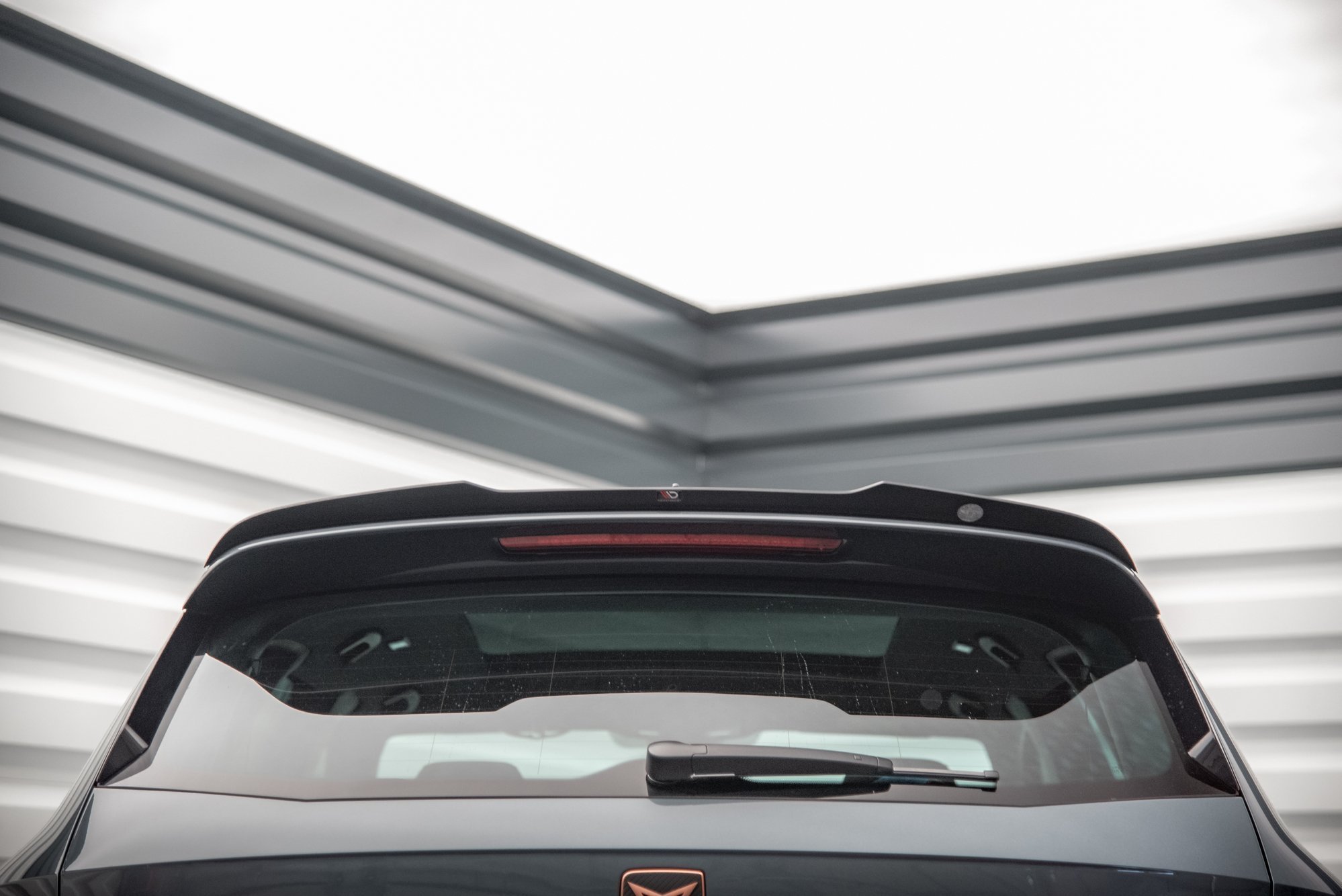 Maxton Design Spoiler CAP für Cupra Ateca schwarz Hochglanz