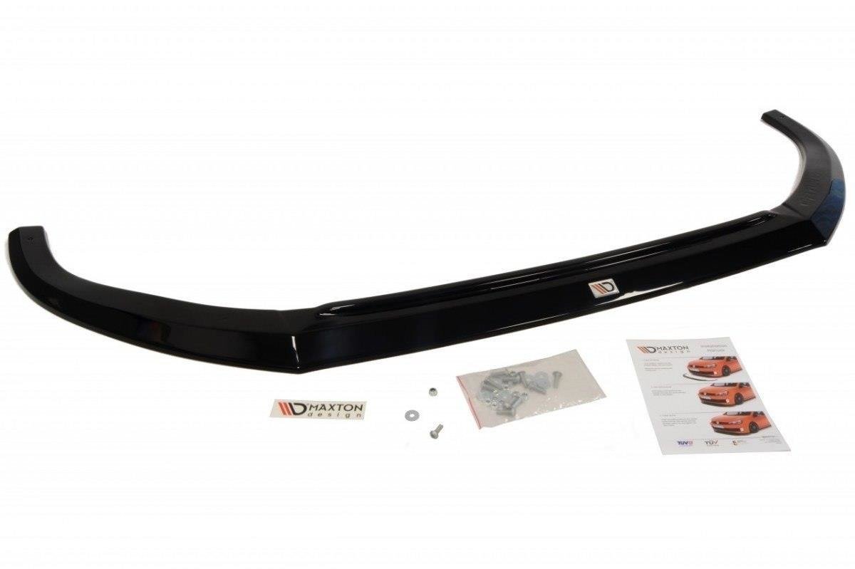 Maxton Design Front diffusor V.1 Audi S3 / A3 S-Line 8V Limousine / Cabrio schwarz Hochglanz