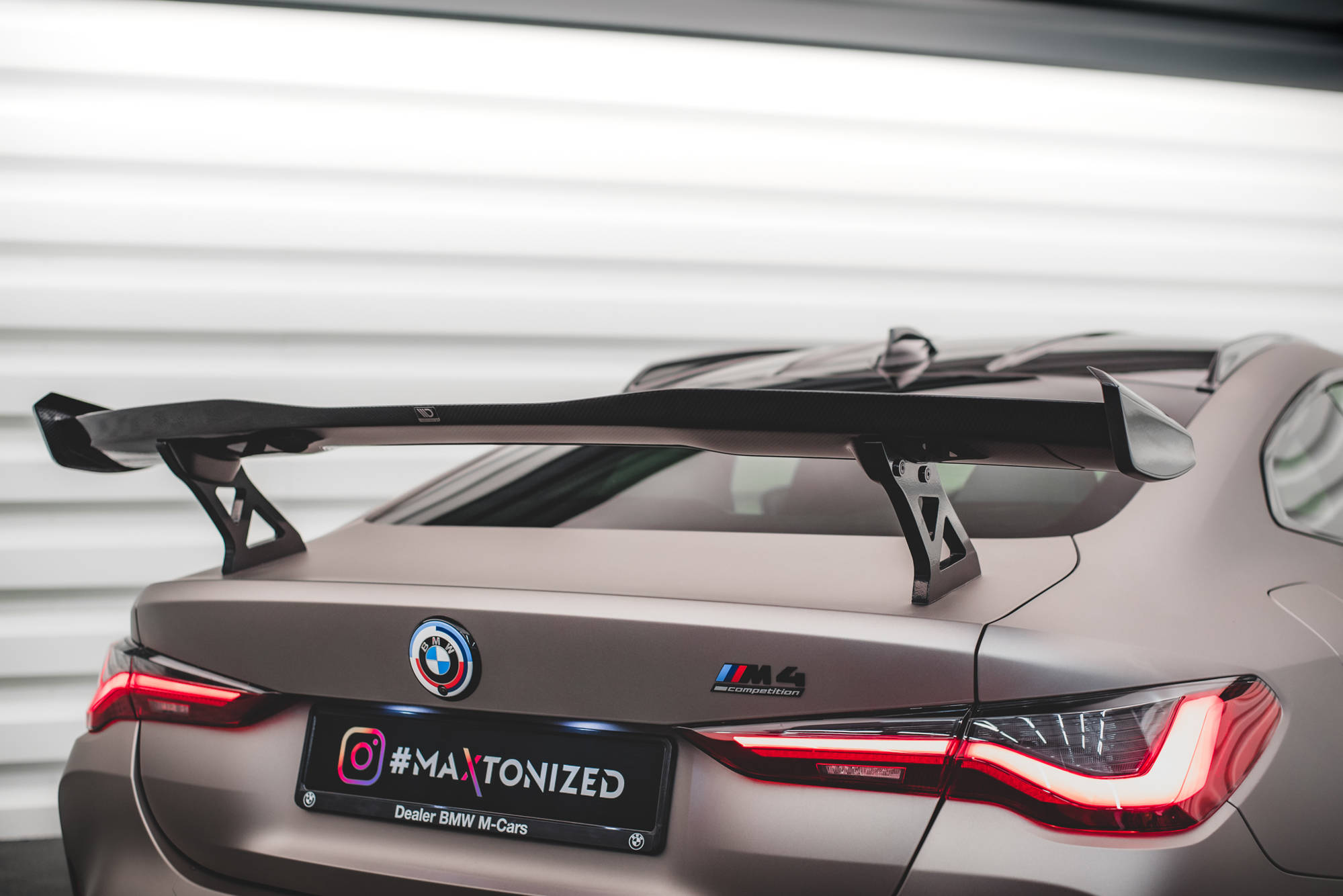 Maxton Design Carbon Fiber Spoiler Flügel BMW M4 G82