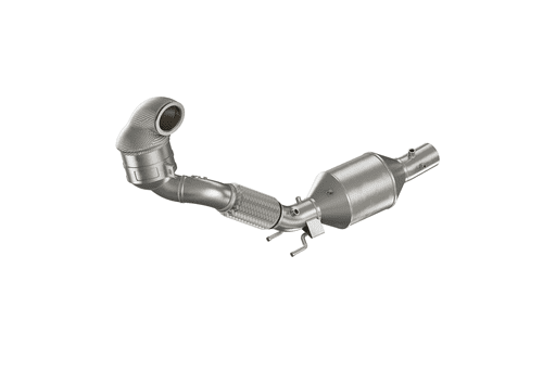 HJS Ø 76mm Vorderrohr / Downpipe mit Kat & OPF (A1 GB / Polo AW)