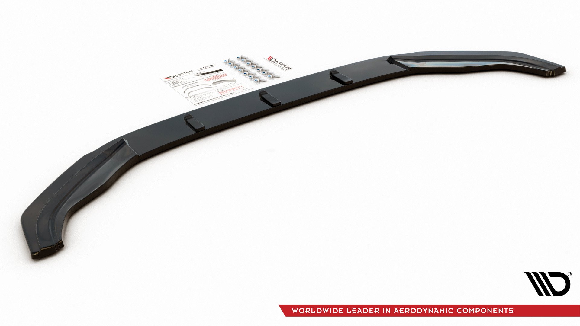 Maxton Design Front Ansatz V.1 für VW Golf 7 GTI  schwarz Hochglanz