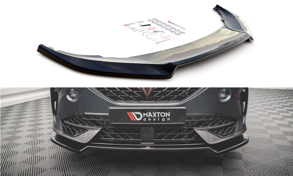 Maxton Design Front Ansatz V.3 für Cupra Formentor schwarz Hochglanz