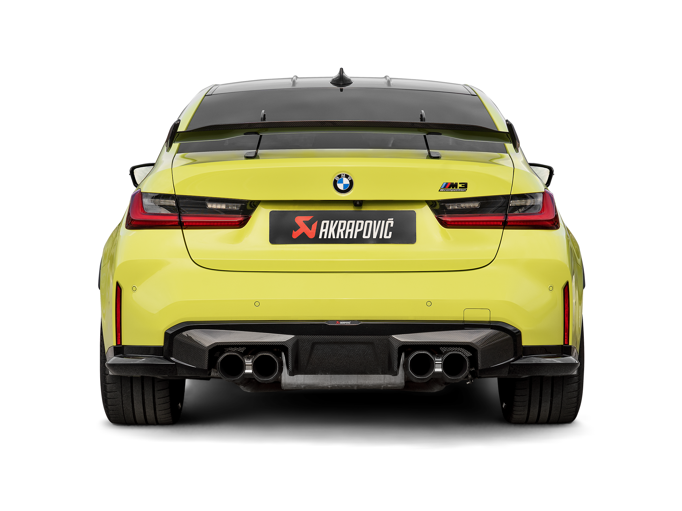 Akrapovic Carbon Heckdiffusor - Hochglanz Schwarz für BMW M4 (G82, G83) - OPF/GPF 2023