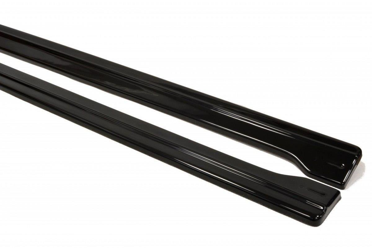 Maxton Design Seitenschweller Ansatz für Audi RS6 C7 / C7 FL schwarz Hochglanz