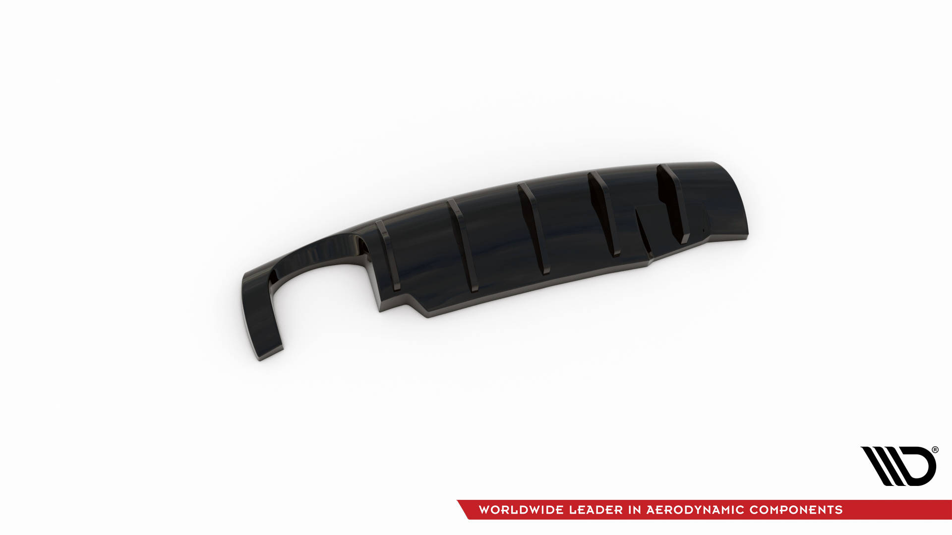 Maxton Design Diffusor Heck Ansatz für Seat Ibiza Cupra Mk3 schwarz Hochglanz