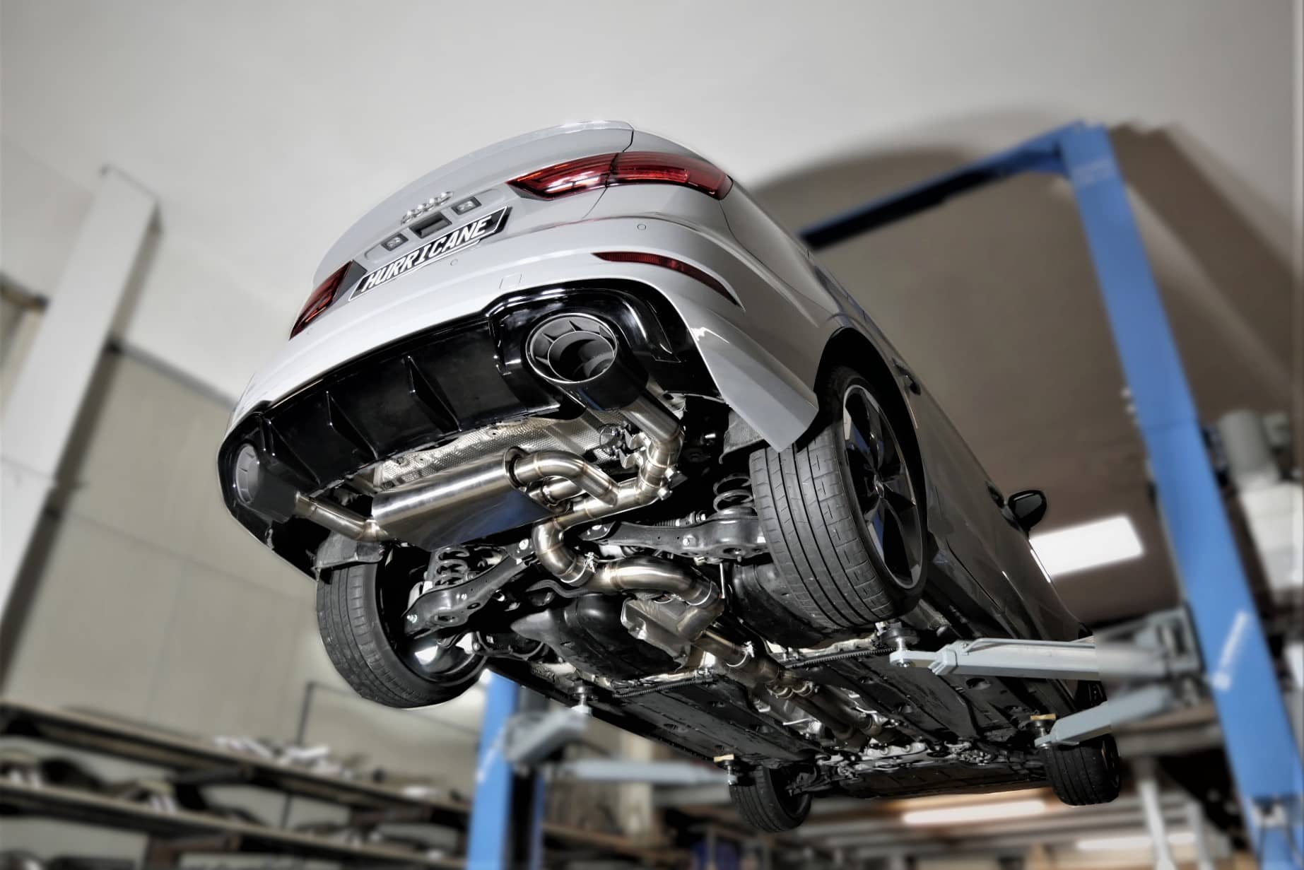 Hurricane 3,5" Auspuffanlage für Audi RS3 8V 400PS FL Limo. OPF