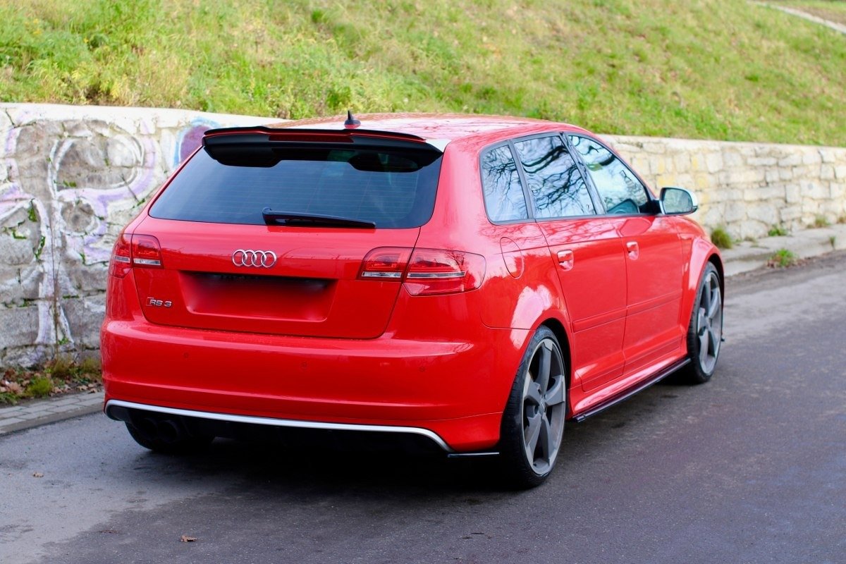 Maxton Design Seitenschweller Ansatz für Audi S3 8P / S3 8P FL / RS3 8P schwarz Hochglanz