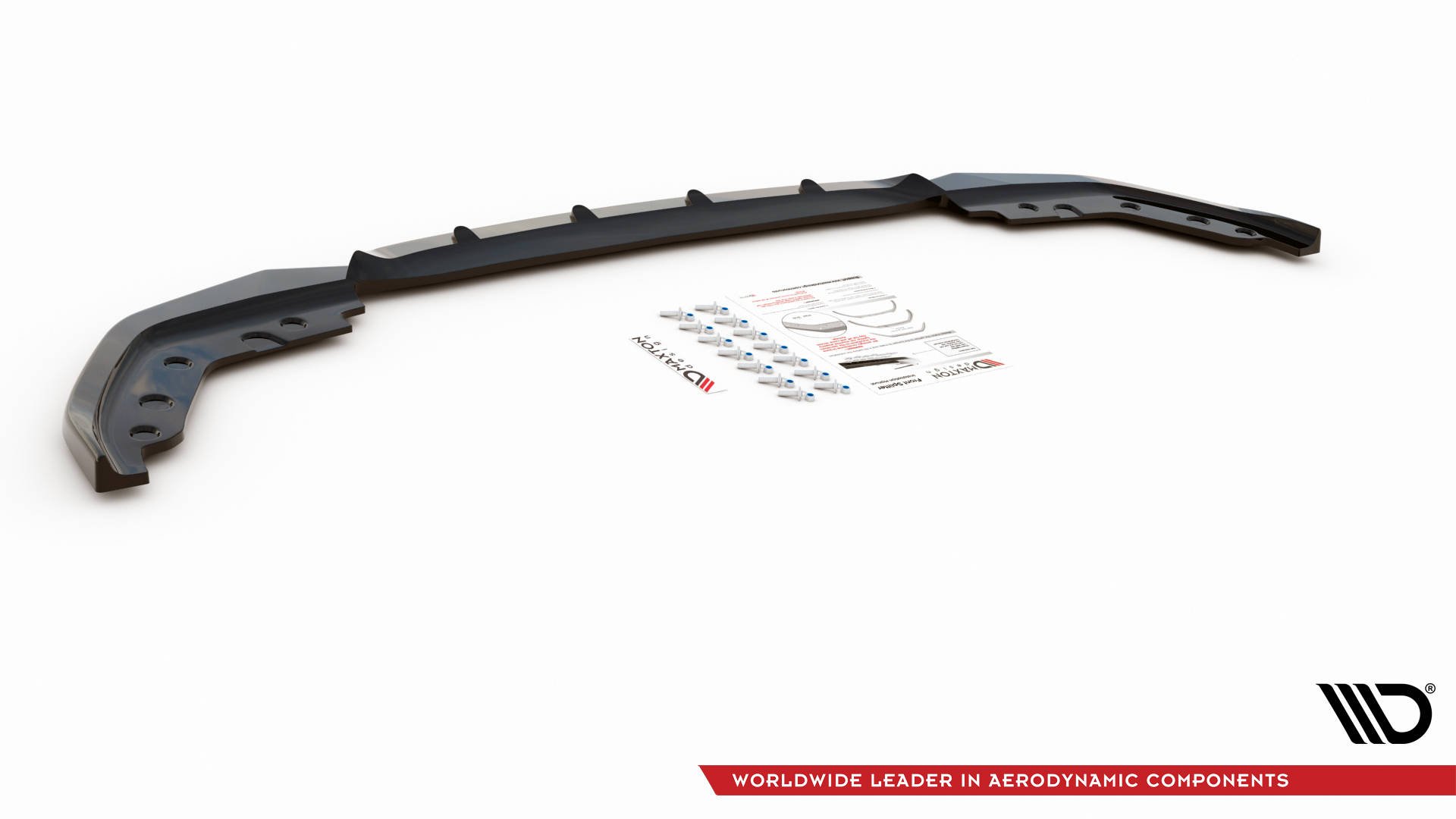 Maxton Design Front Ansatz V.5 für BMW 3er G20 / G21 M-Paket schwarz Hochglanz
