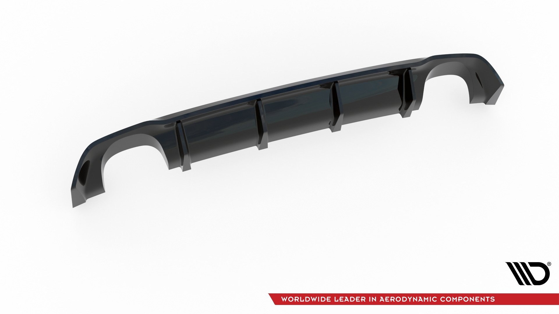Maxton Design Diffusor Heck Ansatz für Seat Leon III Cupra schwarz Hochglanz