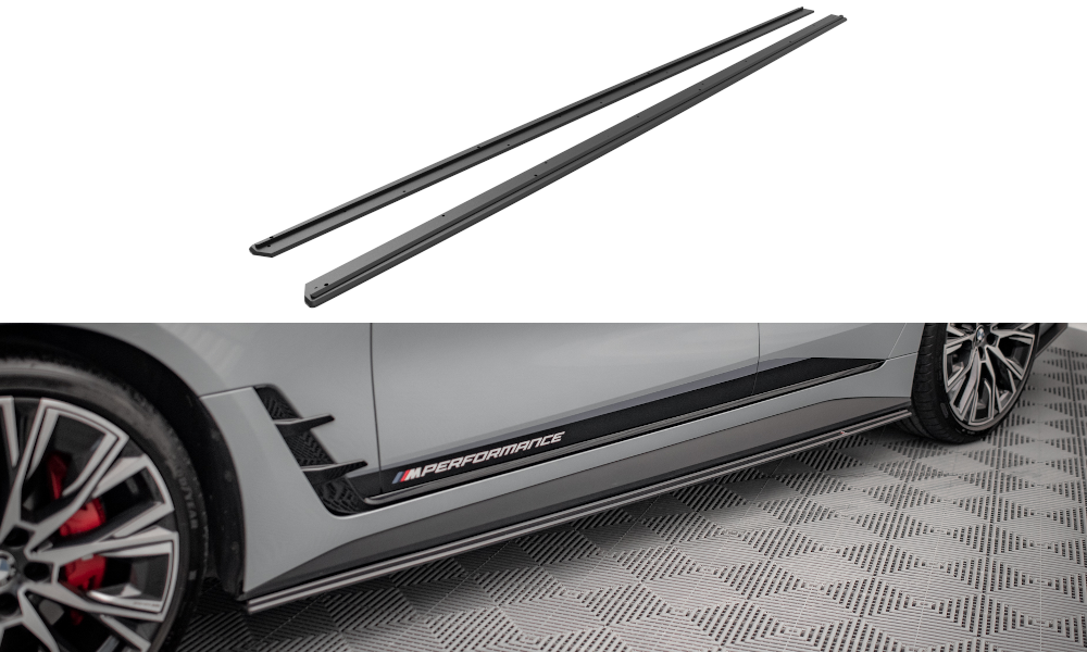 Maxton Design Street Pro Seitenschweller Ansatz für BMW 4er Gran Coupe M-Paket G26