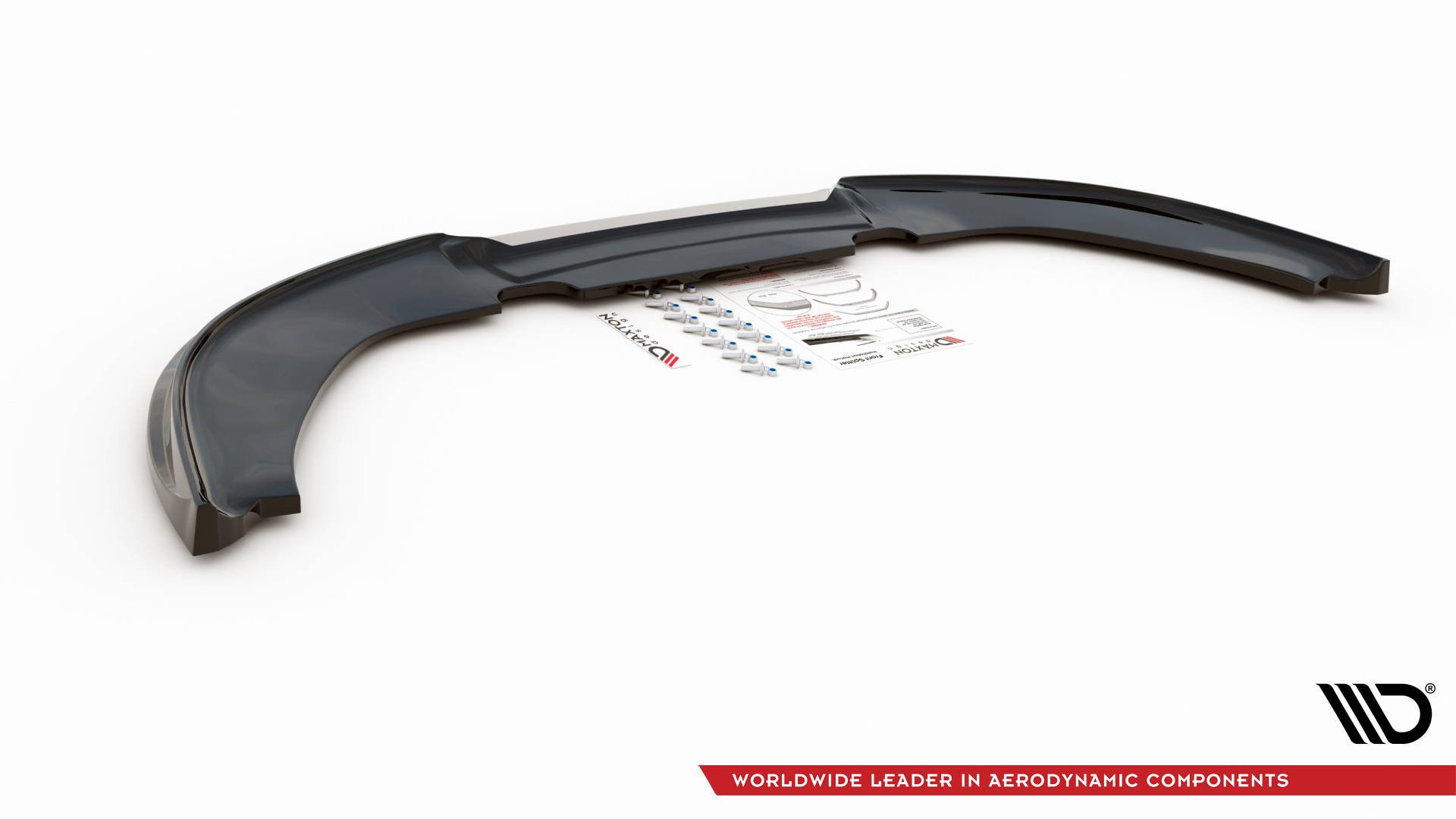 Maxton Design Front Ansatz V.1 für Audi RS4 B7 schwarz Hochglanz