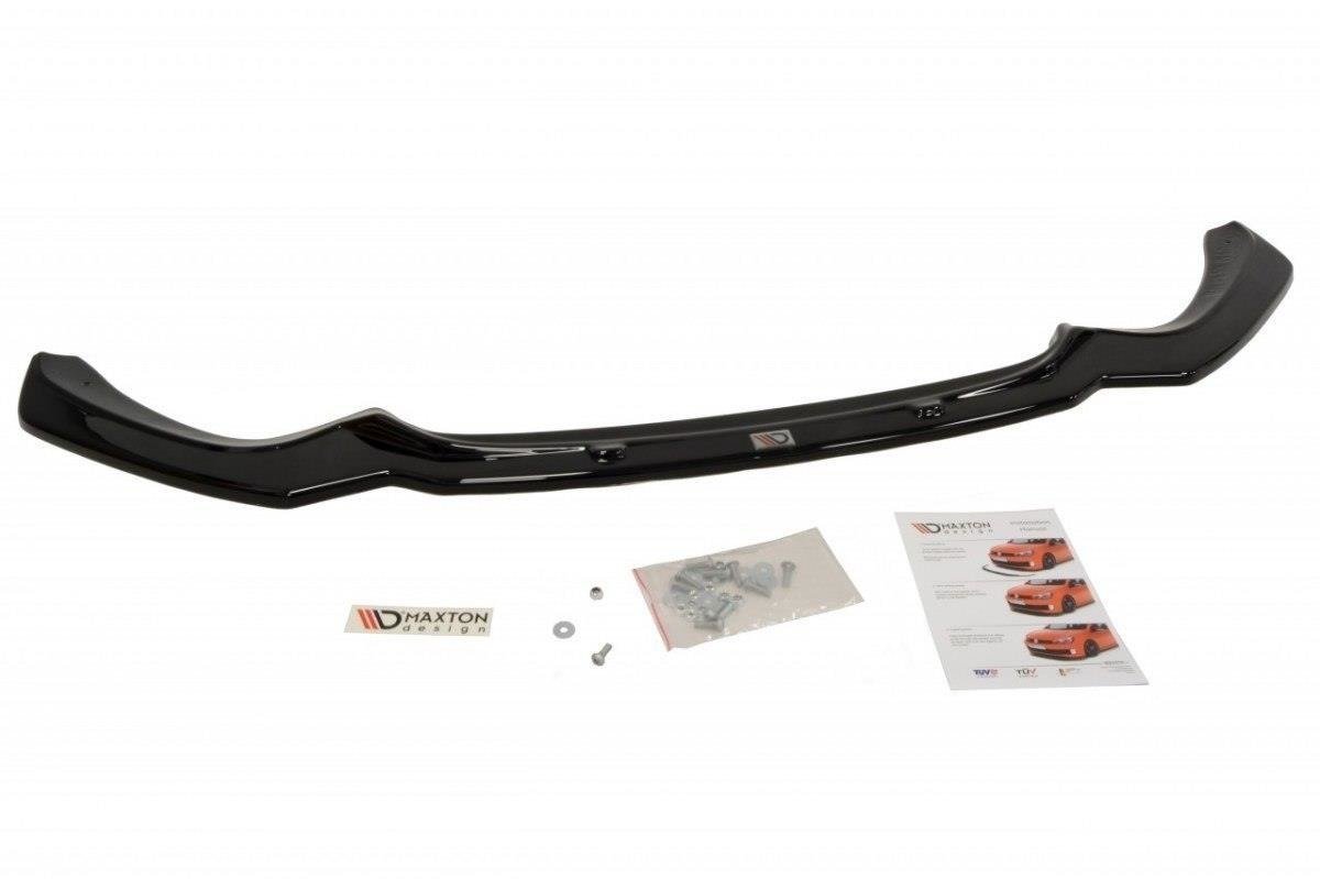 Maxton Design Front Ansatz V.1 für BMW 1er F20/F21 M-Power FACELIFT schwarz Hochglanz