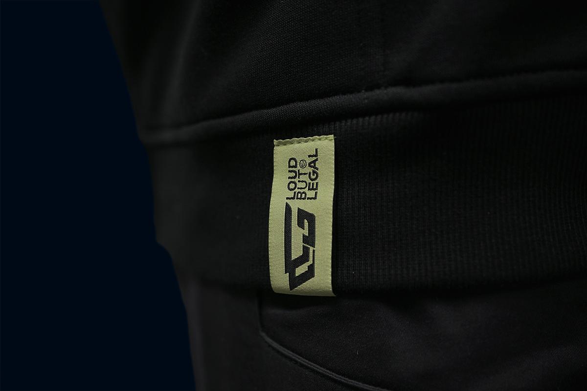 GRAIL LoudbutLegal Zip-Hoodie
