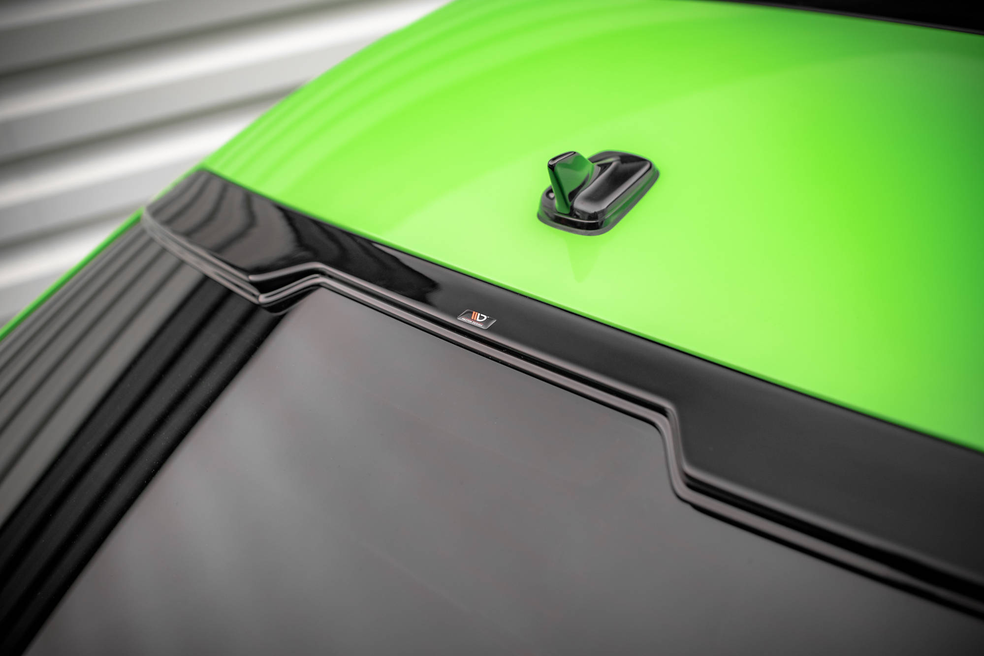 Maxton Design Heckscheiben Spoiler für Audi RS3 Limousine 8Y schwarz Hochglanz