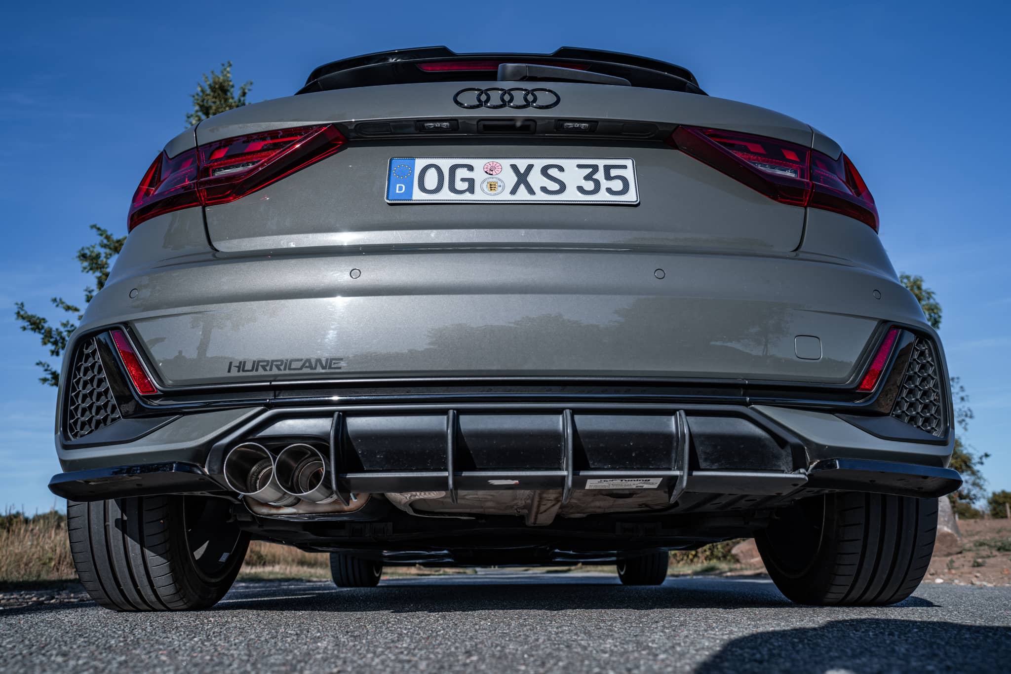 Hurricane 2,5" Auspuffanlage für Audi A1 40 TFSI Hurricane 2,5" Auspuffanlage für Audi A1 40 TFSI