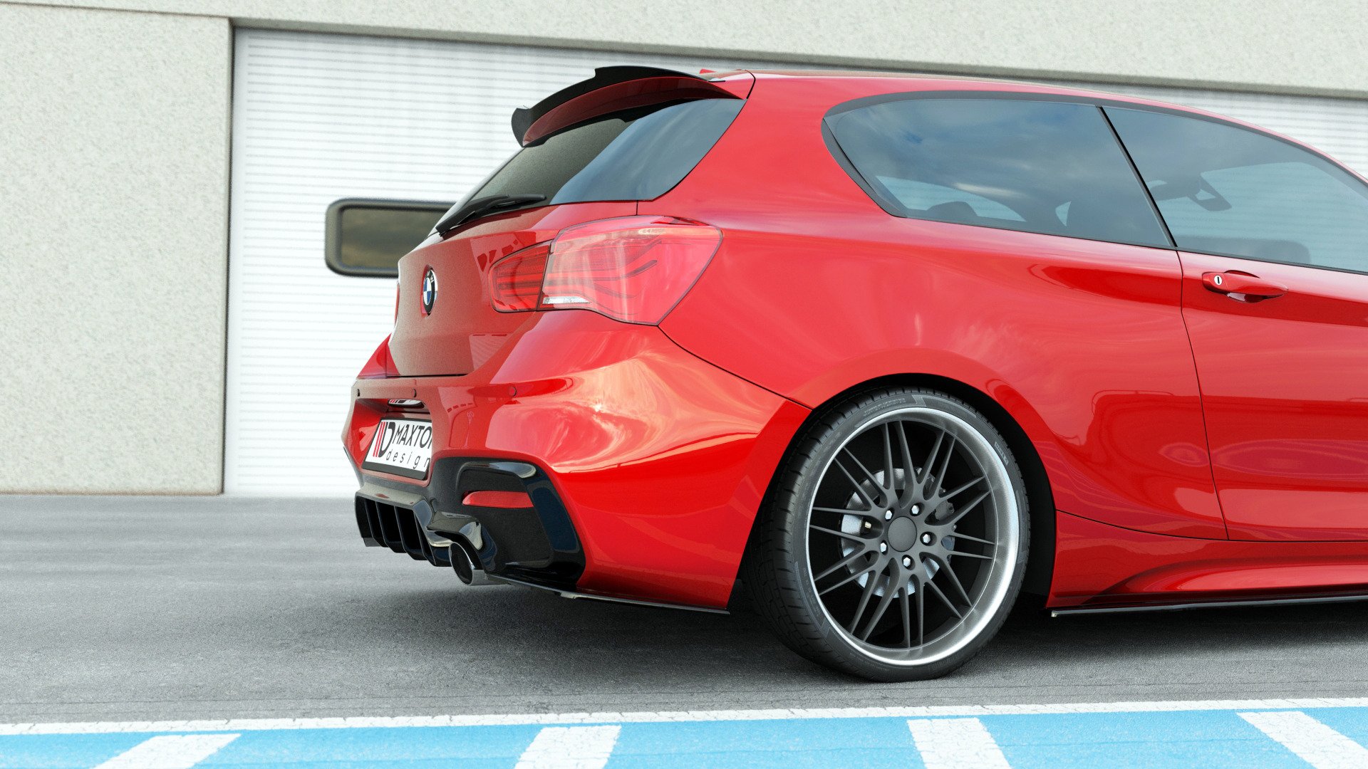 Maxton Design Heck Ansatz Diffusor für BMW 1 F20/ F21 Facelift M-Power schwarz Hochglanz Maxton Design Heck Ansatz Diffusor für BMW 1 F20/ F21 Facelift M-Power schwarz Hochglanz