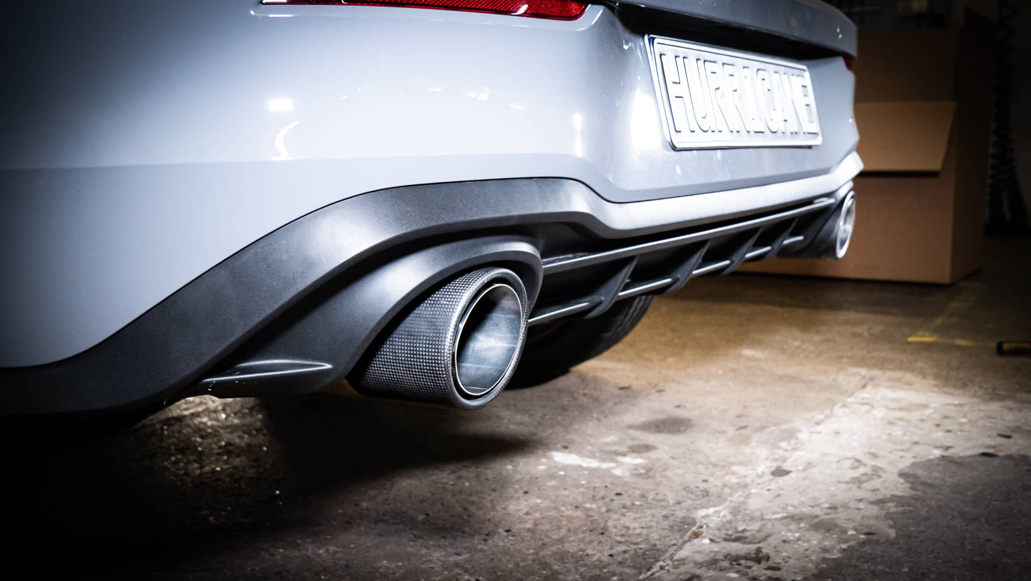 Hurricane 3,5" Auspuffanlage für VW Golf 8 GTI Clubsport 300PS FWD Hurricane 3,5" Auspuffanlage für VW Golf 8 GTI Clubsport 300PS FWD