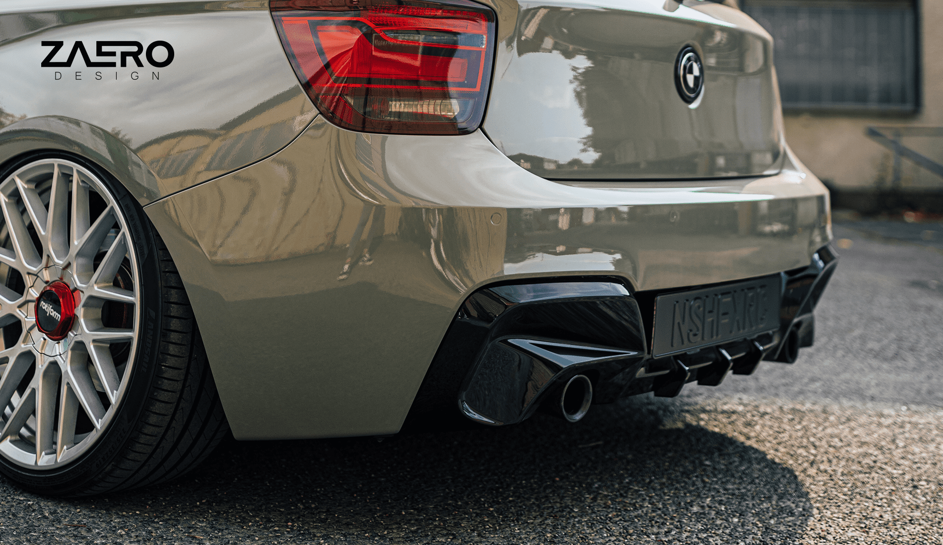 Zaero Design EVO-1 DIFFUSOR FÜR BMW 1ER F20 | F21 – M135I (PRE-LCI – VORFACELIFT)