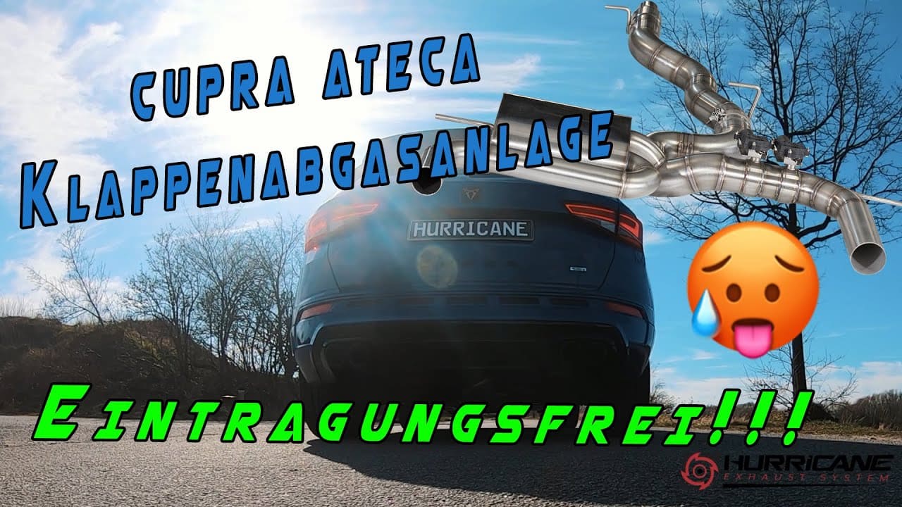 Hurricane 3,5" Auspuffanlage für Cupra Ateca AWD 300PS OPF