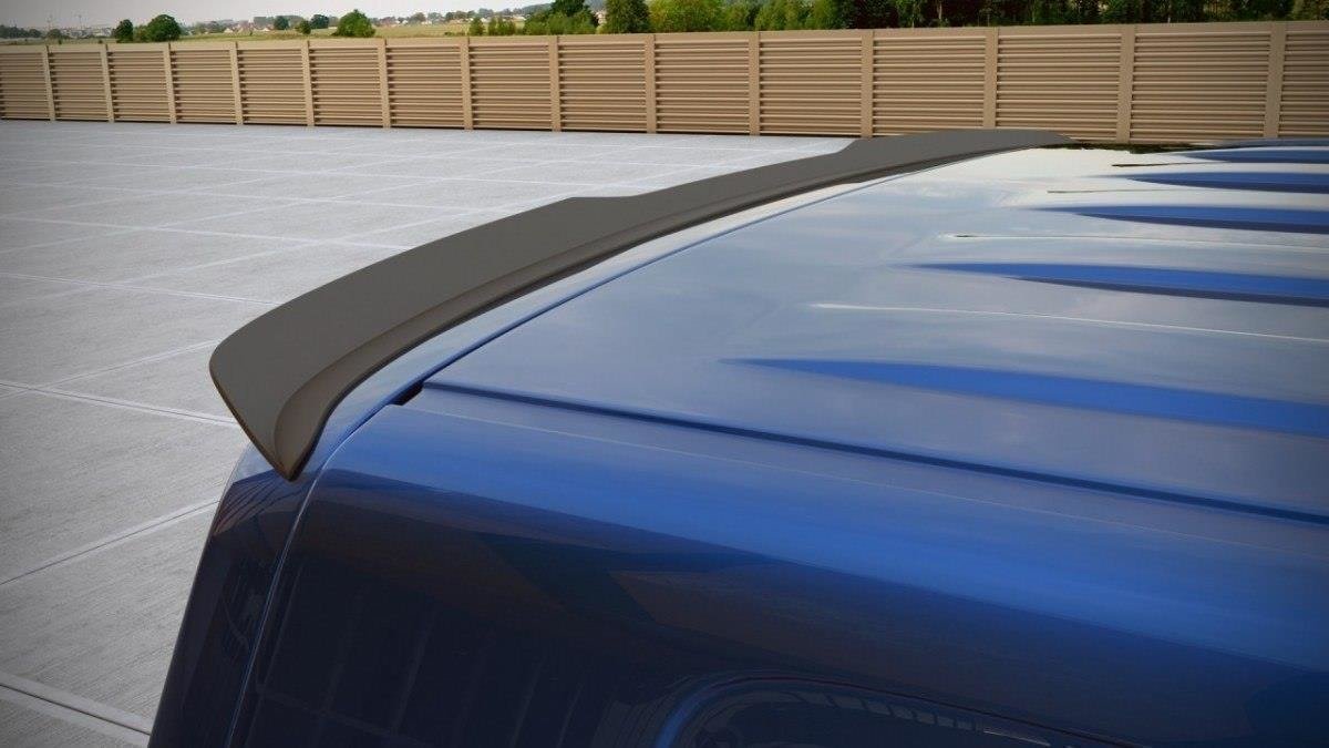 Maxton Design Spoiler CAP für VOLKSWAGEN T6 schwarz Hochglanz