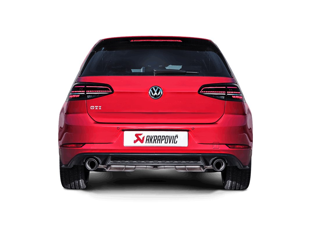 Akrapovic Slip-On Line (Titan) für Volkswagen Golf (VII) GTI FL (169 kW) 2019