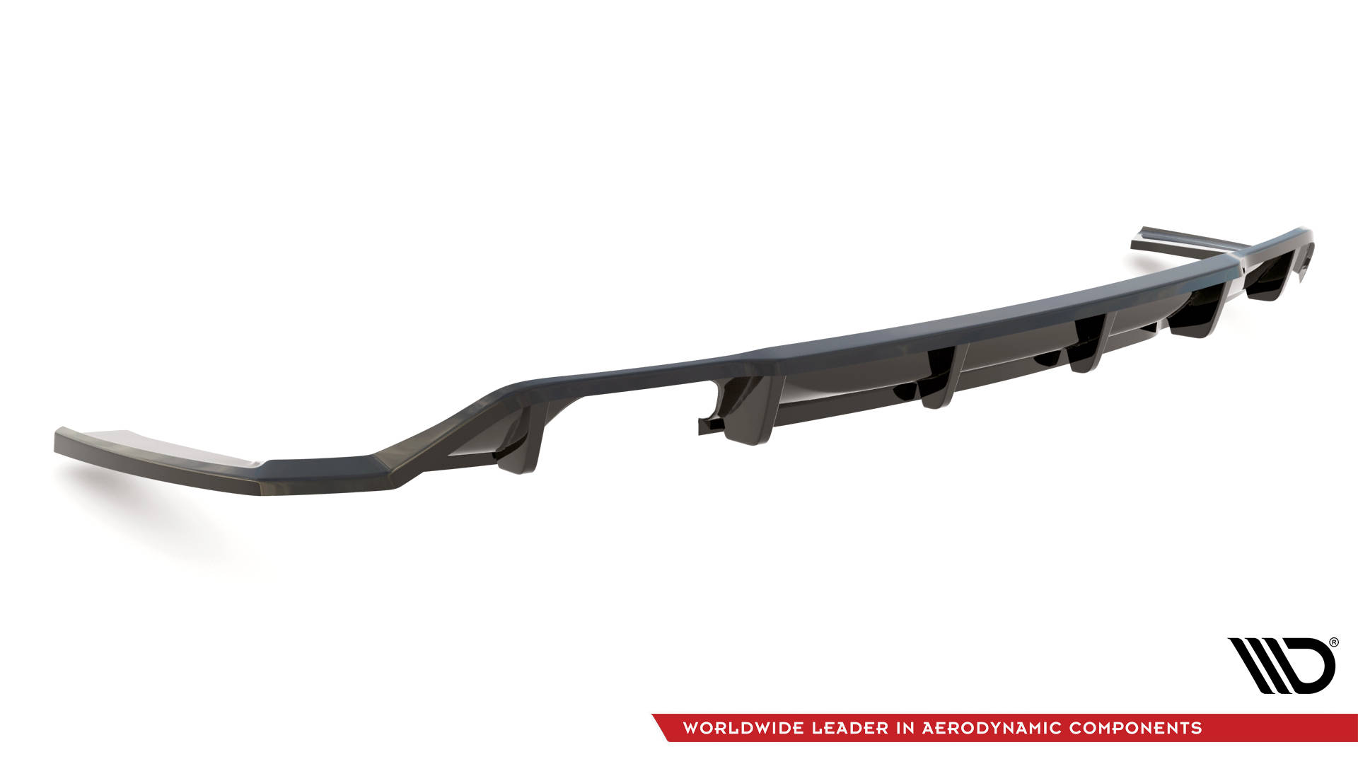 Maxton Design Mittlerer Diffusor Heck Ansatz DTM Look für BMW 2 M-Paket F22 schwarz Hochglanz