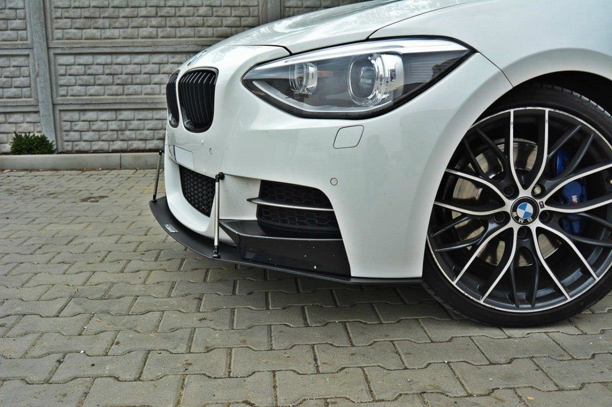 Maxton Design Racing Front Ansatz für BMW 1er F20/F21 M-Power (vor Facelift)
