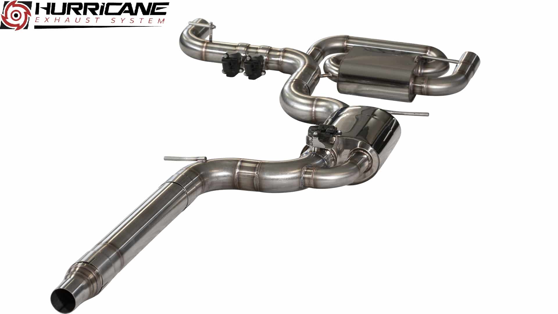 Hurricane 3,5" Auspuffanlage für VW Golf 7 GTI Performance VFL V3 Hurricane 3,5" Auspuffanlage für VW Golf 7 GTI Performance VFL V3