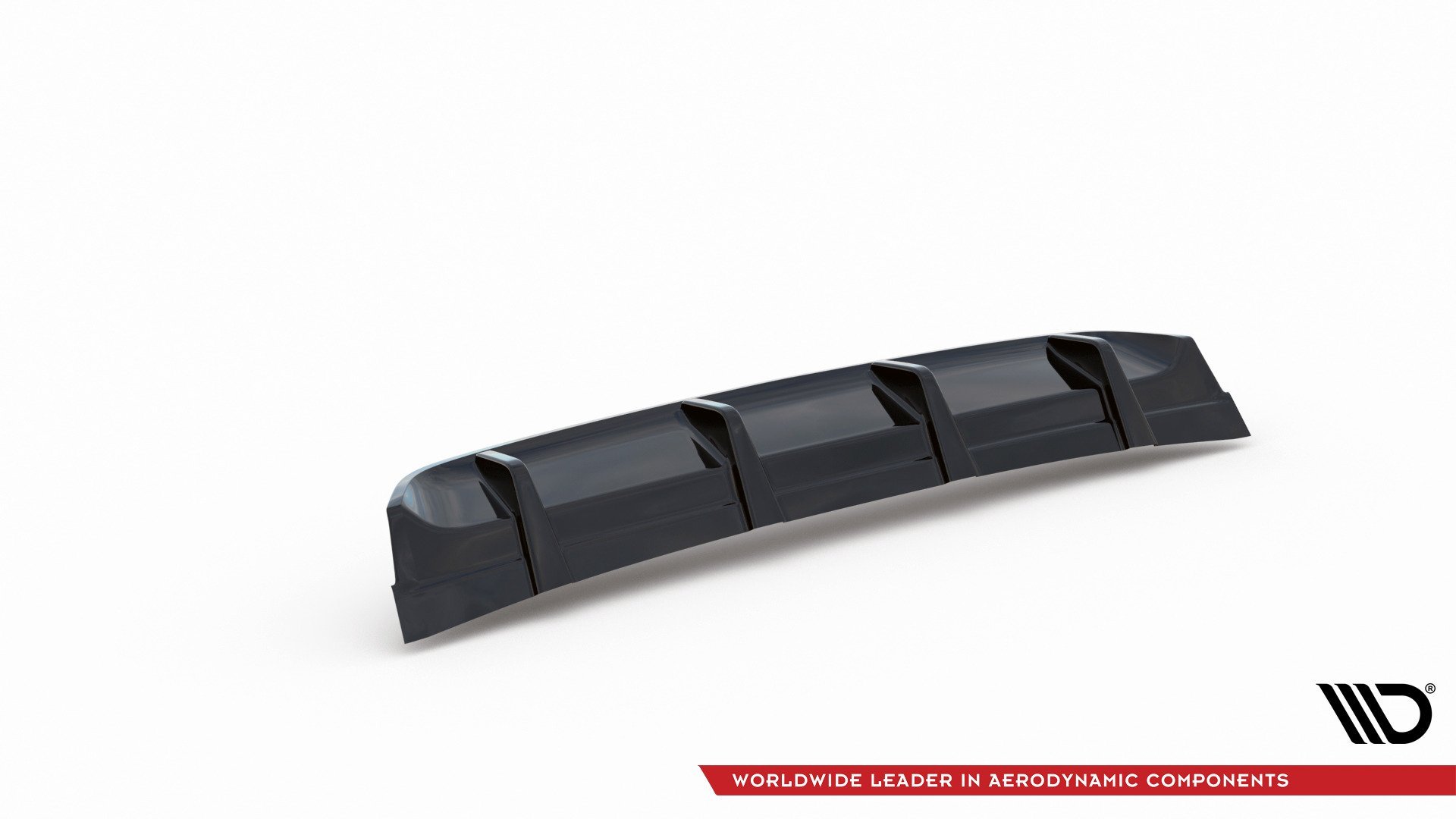 Maxton Design Diffusor Heck Ansatz für VW GOLF Mk7 GTI CLUBSPORT schwarz Hochglanz