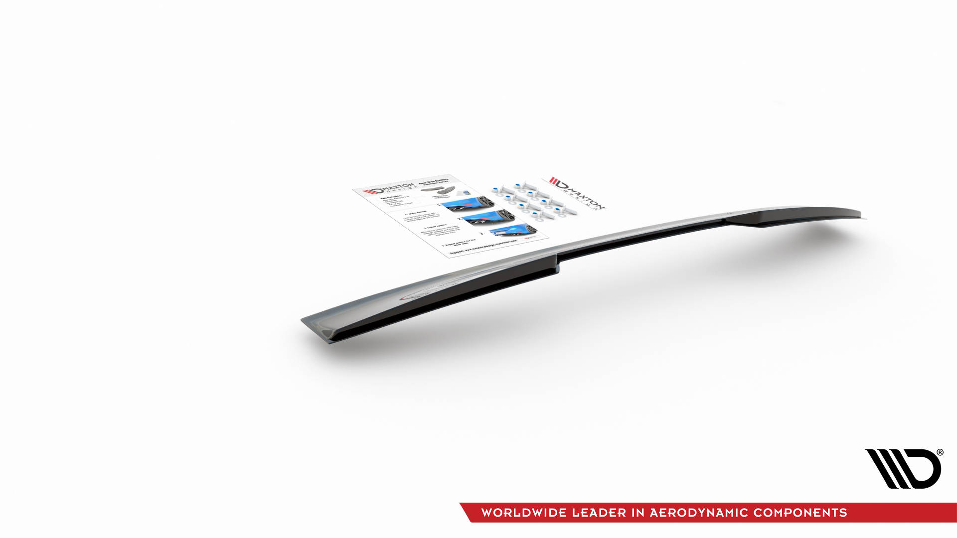 Maxton Design Heckscheiben Spoiler für BMW M2 F87 schwarz Hochglanz