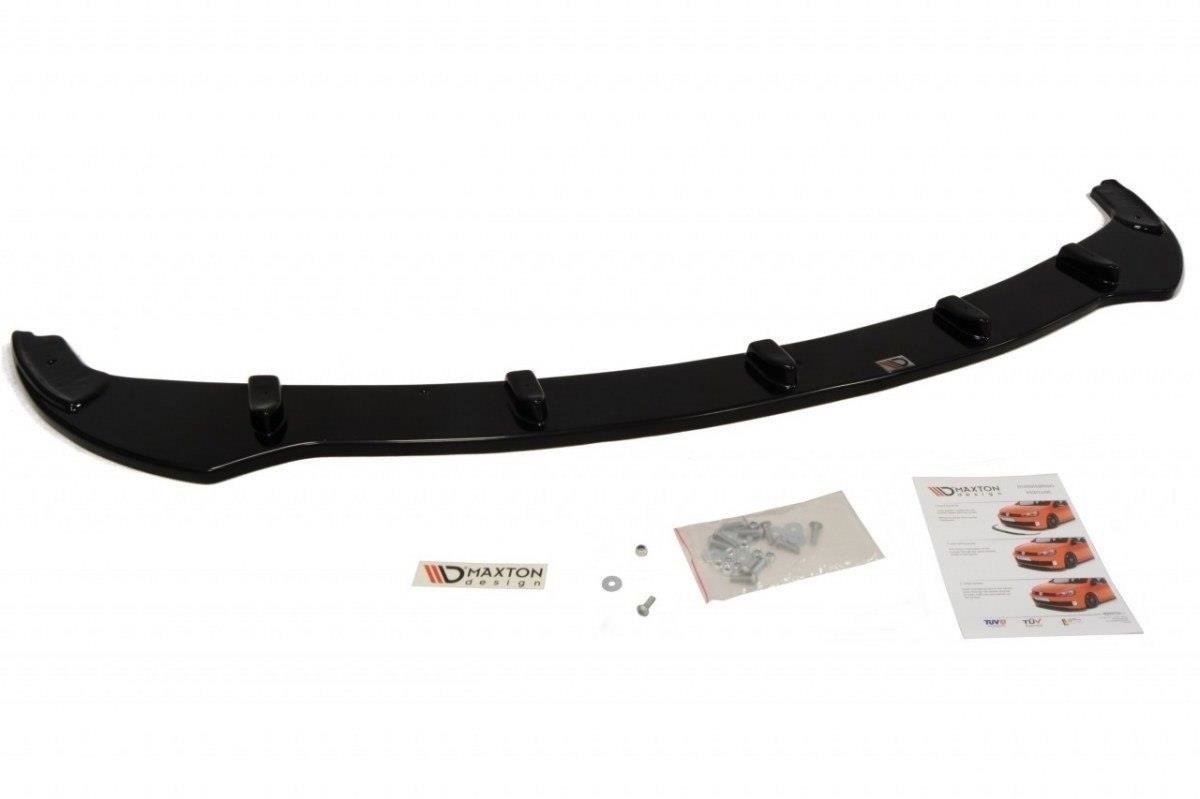 Maxton Design Front Ansatz für BMW 5er E60 / E61 Facelift schwarz Hochglanz